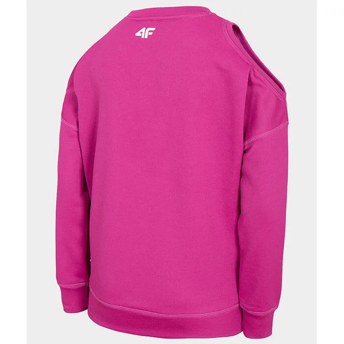 4F Girls Change The World Magenta Sweatshirt 888