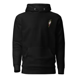 Asexual Pride Lightning Embroidered Hoodie