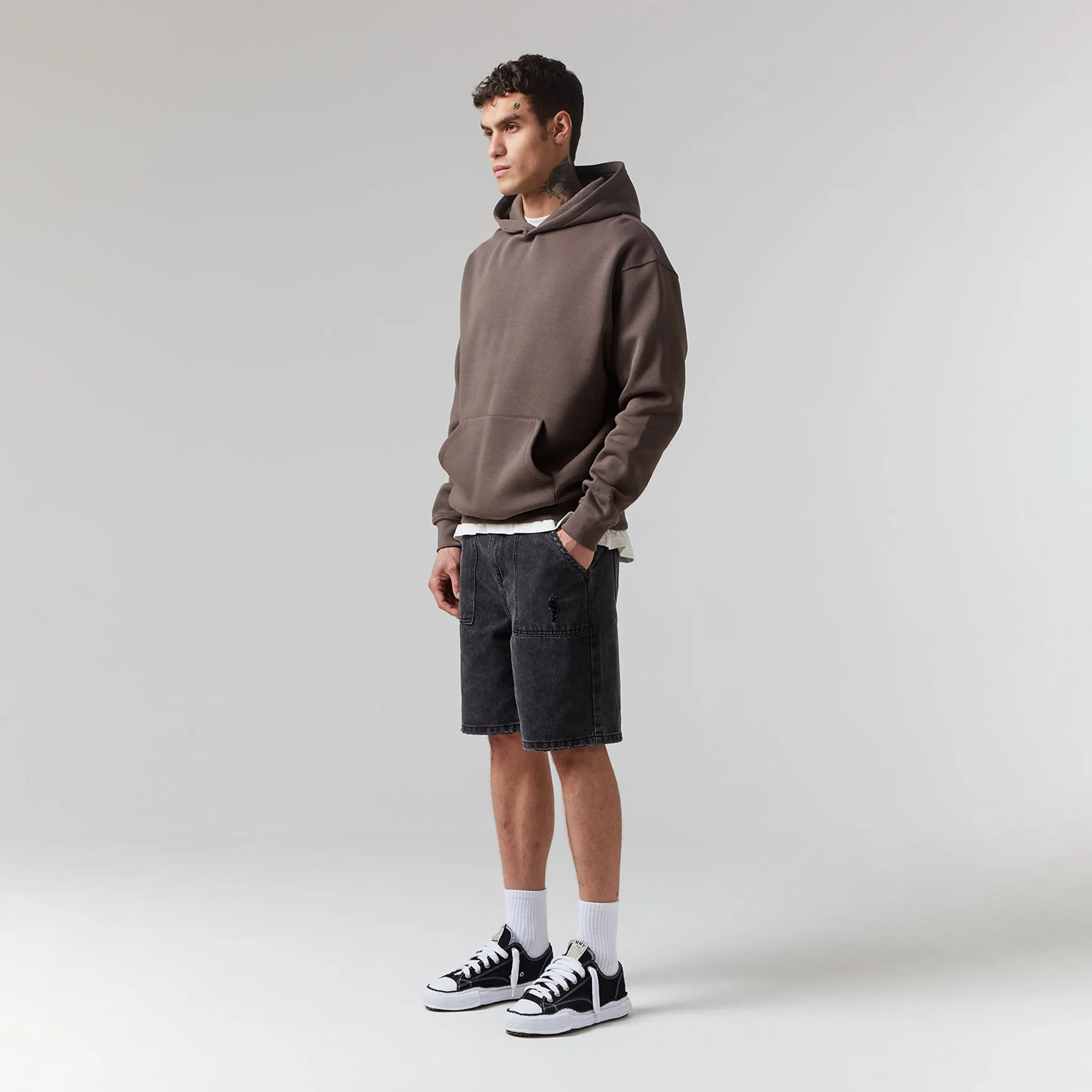 Box Fit Hoodie | Mocha