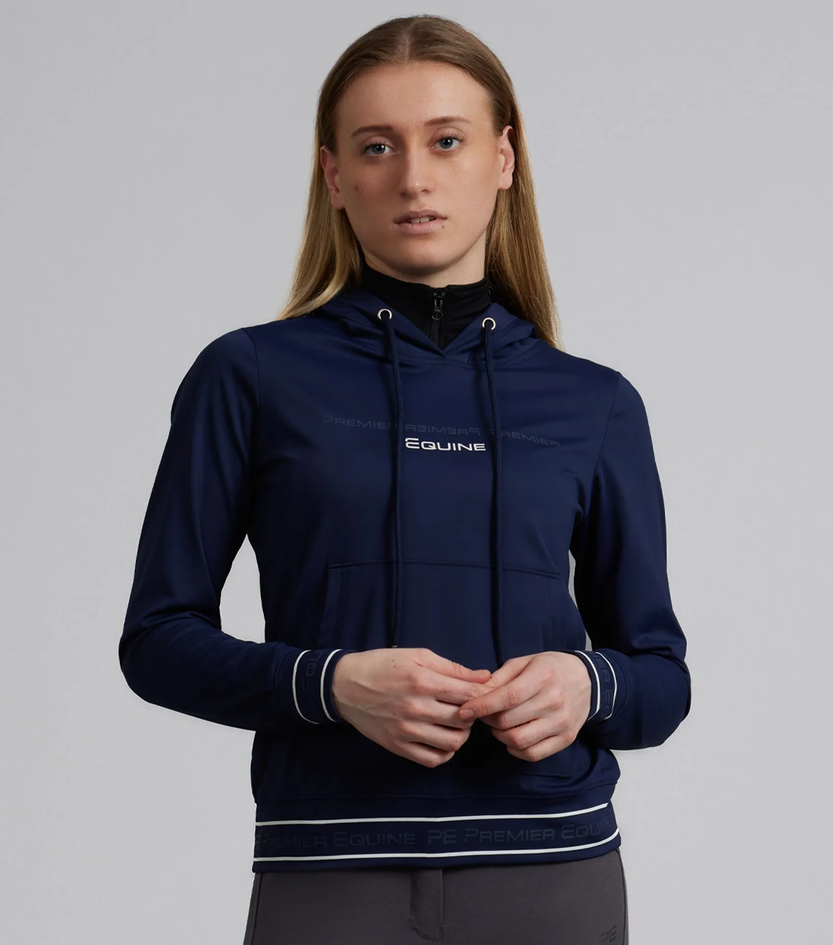 Cadenza Technical Riding Hoodie Navy