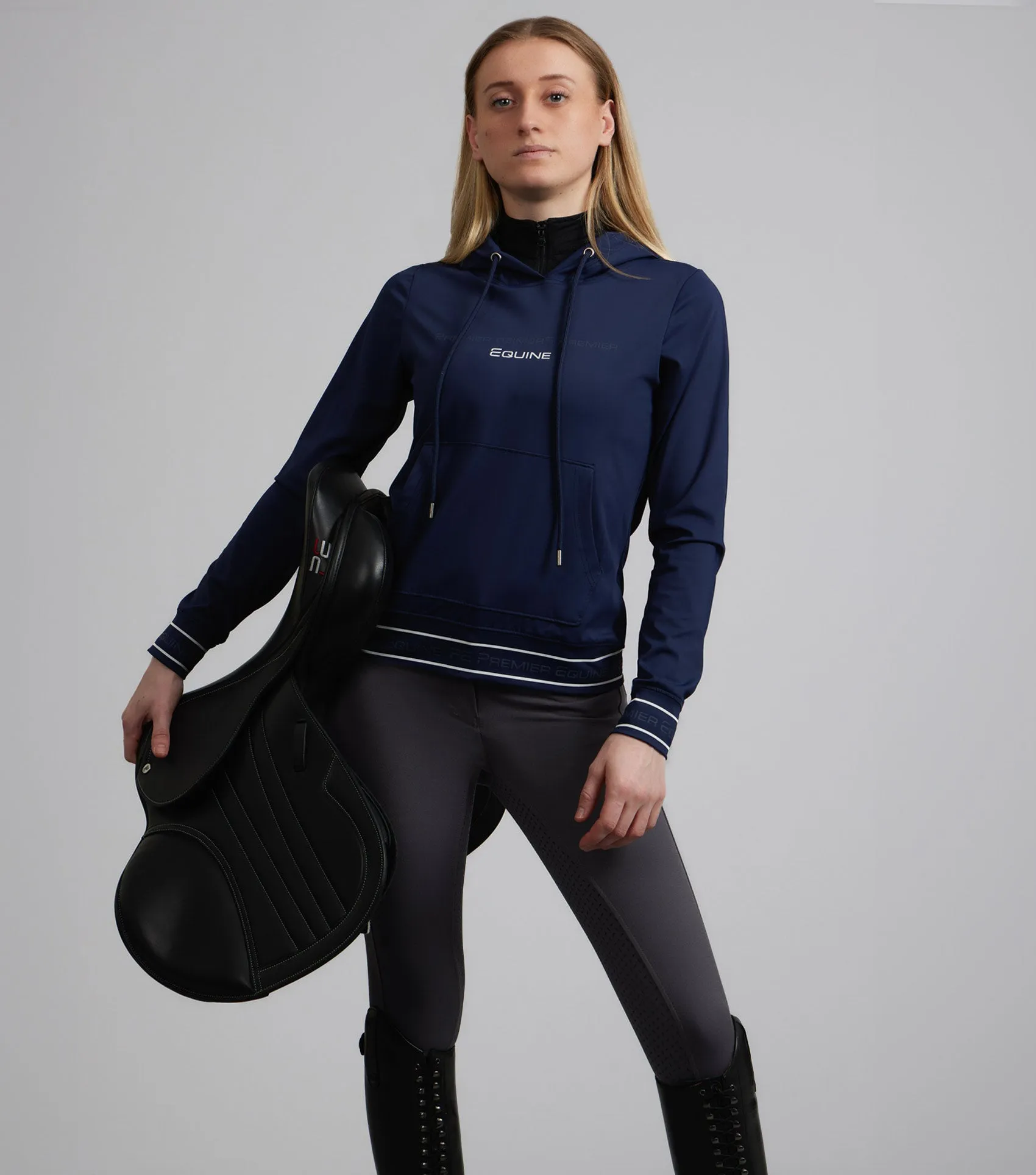 Cadenza Technical Riding Hoodie Navy