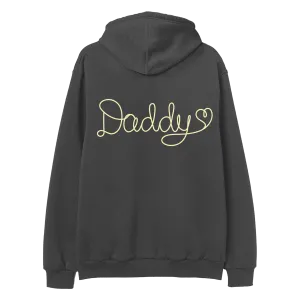 Embroidered Daddy Hoodie - Gray