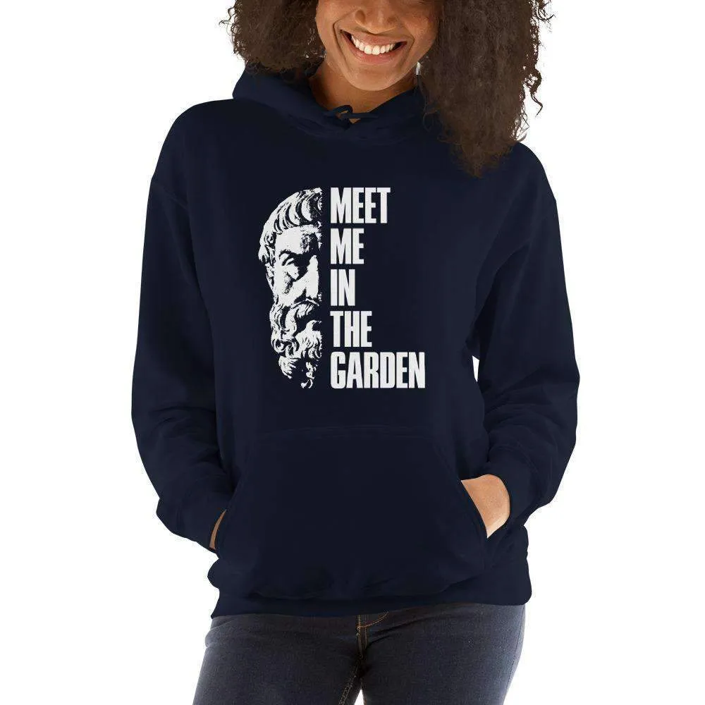 Epicurus Portrait - Meet Me In The Garden - Hoodie