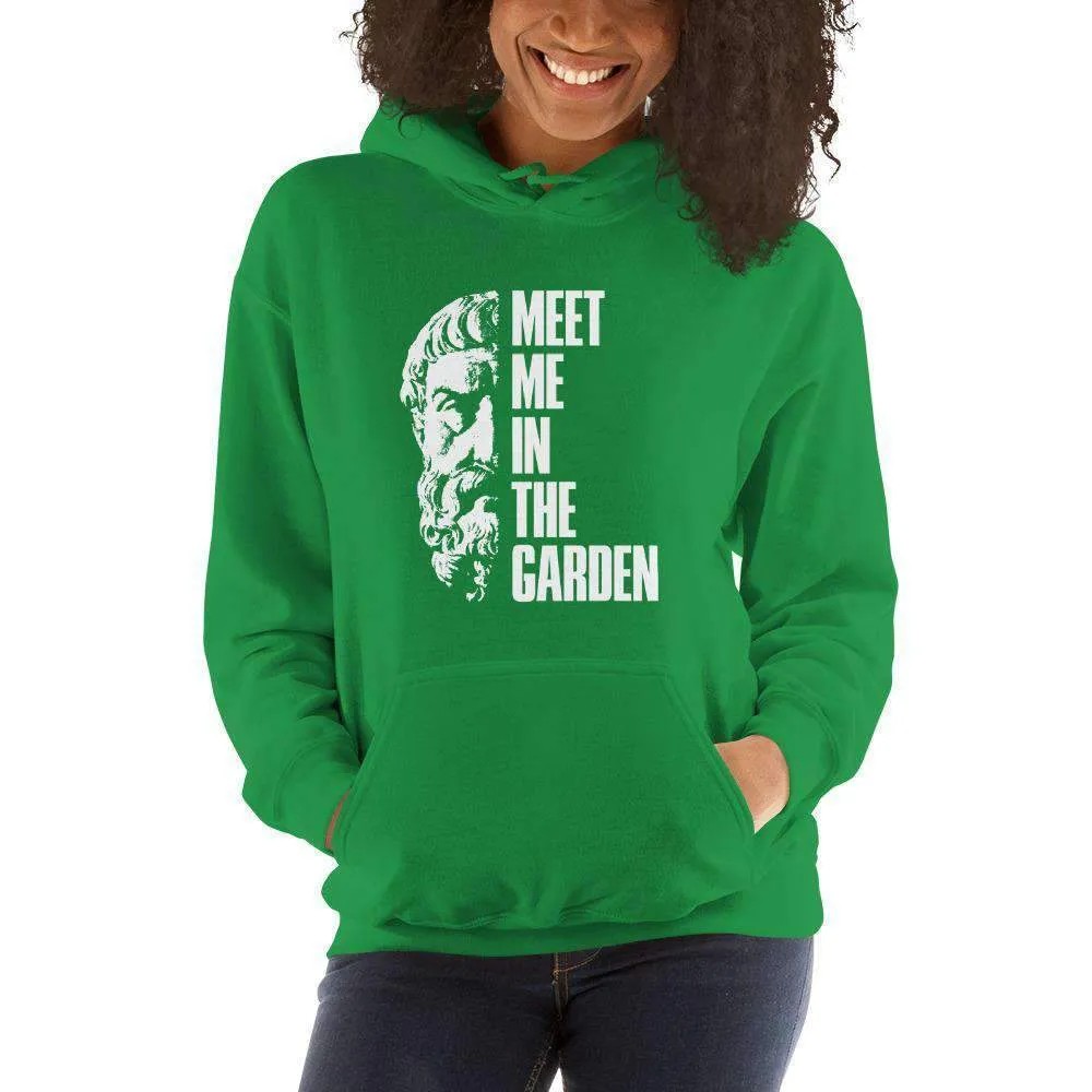 Epicurus Portrait - Meet Me In The Garden - Hoodie