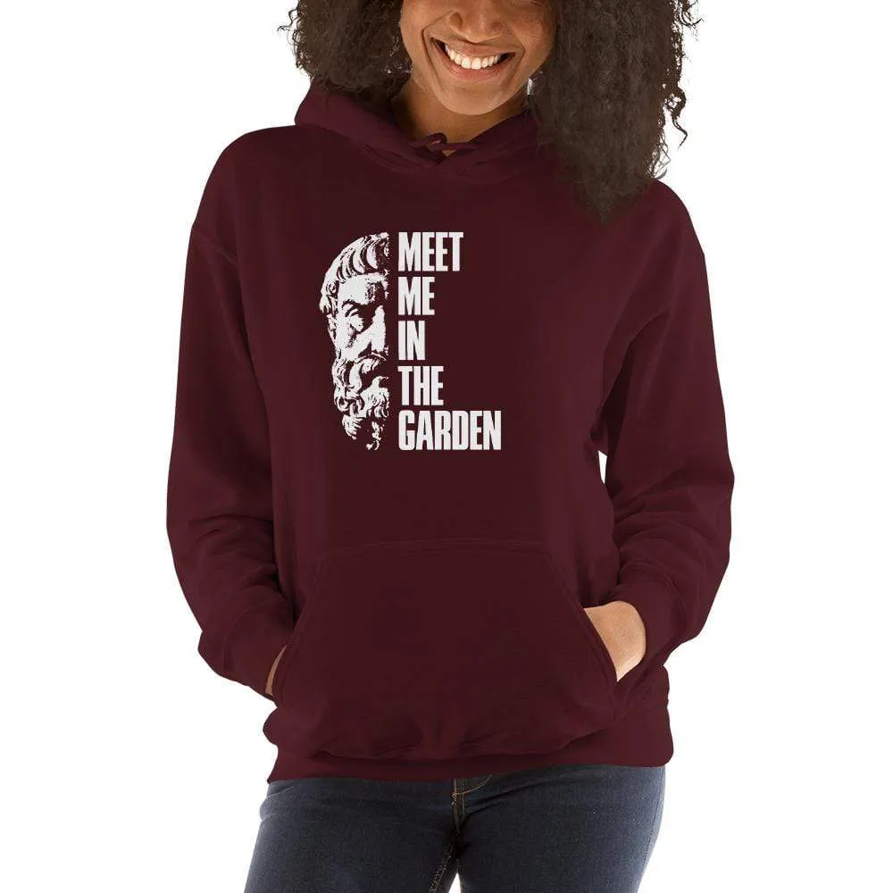 Epicurus Portrait - Meet Me In The Garden - Hoodie