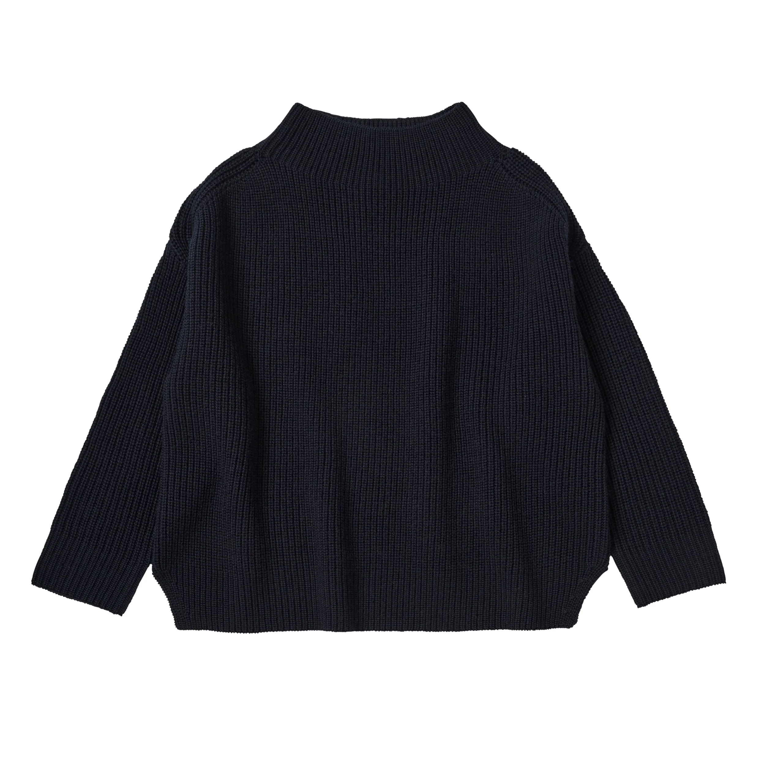 FUB NAVY HIGH NECK SWEATER