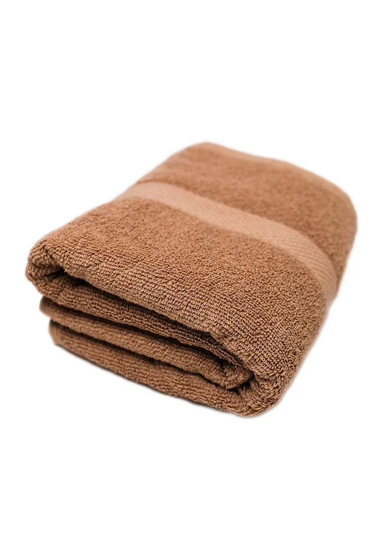 Landmark Basic Bath Towel Plain Colored with Border