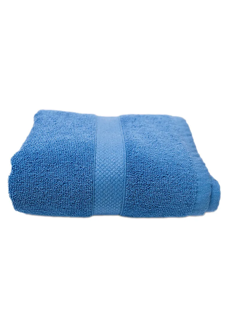 Landmark Basic Bath Towel Plain Colored with Border