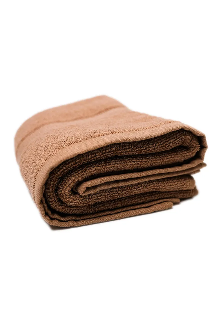 Landmark Basic Bath Towel Plain Colored with Border