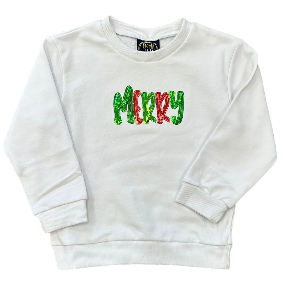 Merry Sequin Sweatshirt