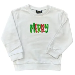 Merry Sequin Sweatshirt