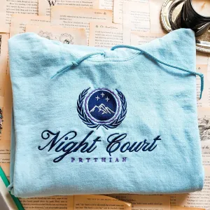 Night Court Embroidered Hoodie