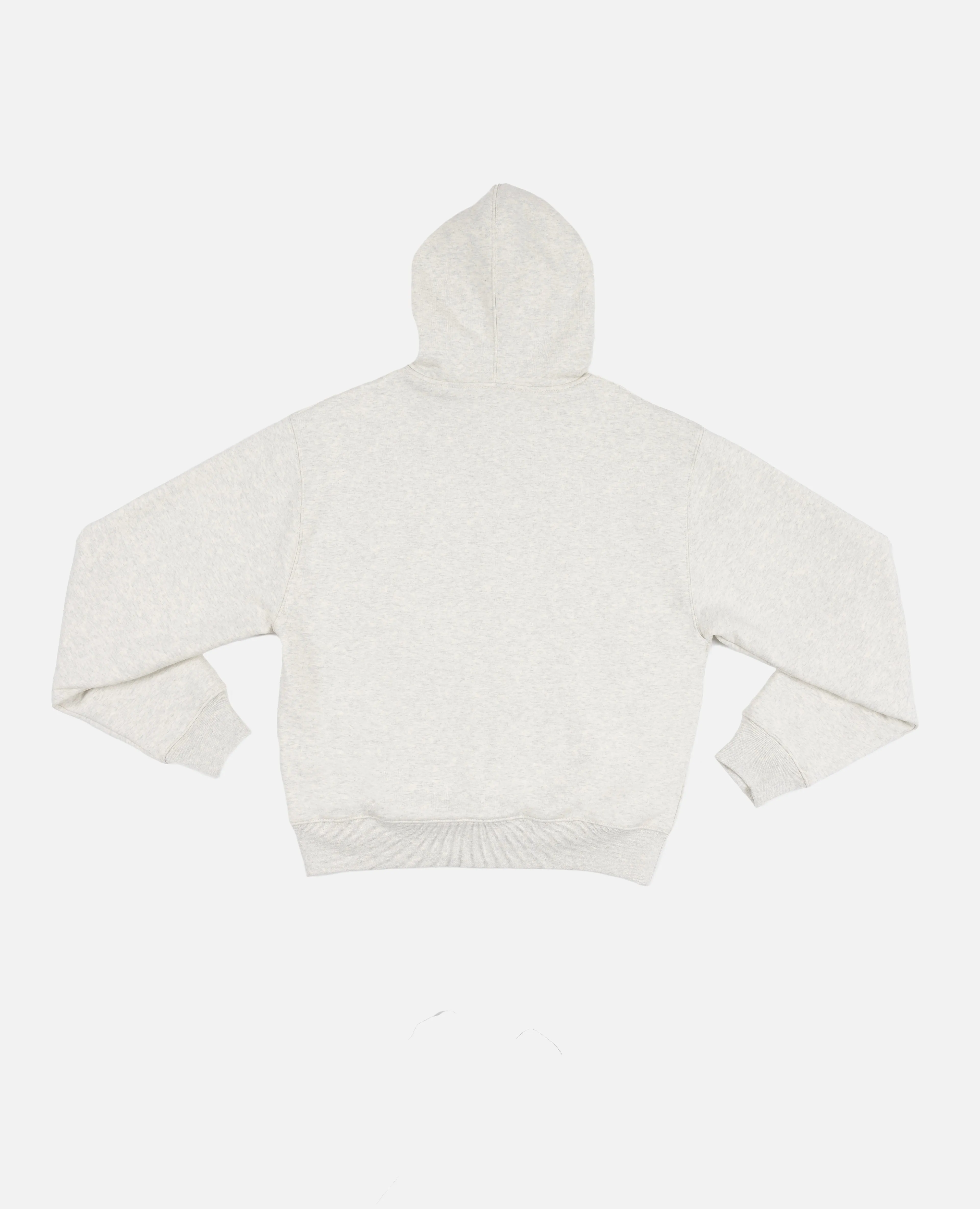 Patta Basic Waffle Zip Hooded Sweater (Melange Grey)