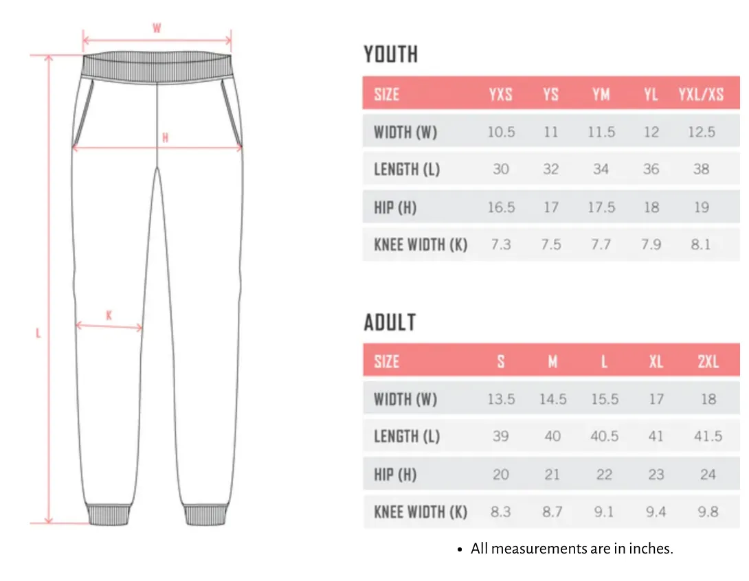 Premium Adult Unisex Sweat Pants - PASTELS