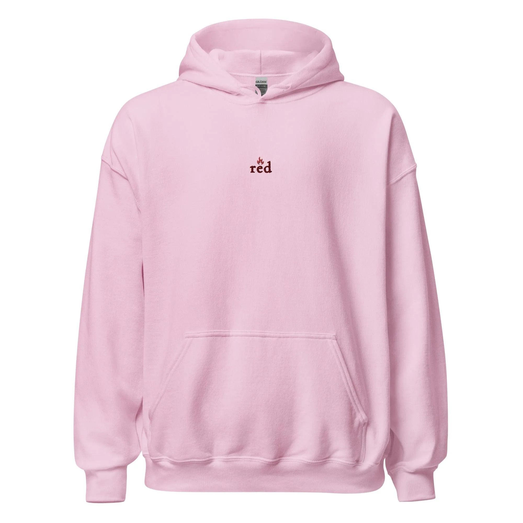 Red Jules Ambrose Embroidered Hoodie