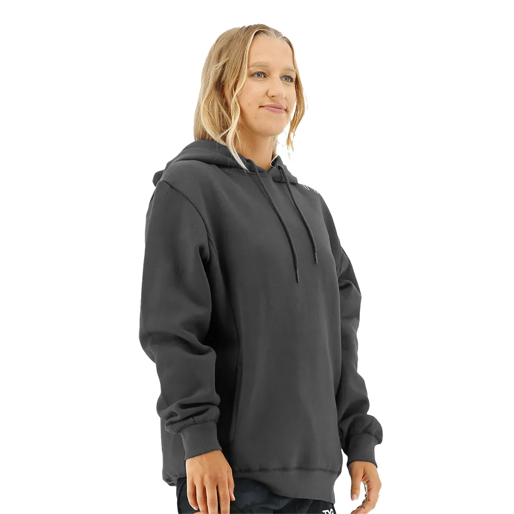 TYR Womens Outline Logo Hoodie Charcoal/Silver