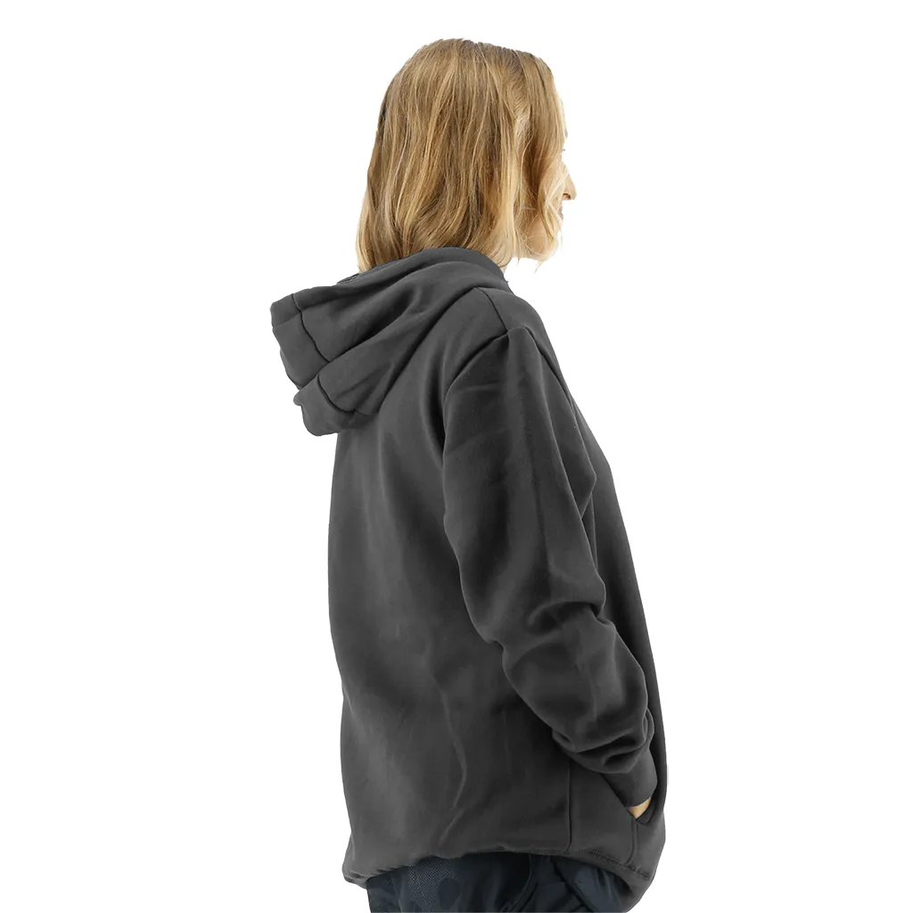 TYR Womens Outline Logo Hoodie Charcoal/Silver