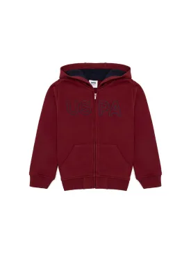 USPA Boys Sweatshirt Cherry VR223 USPSS143